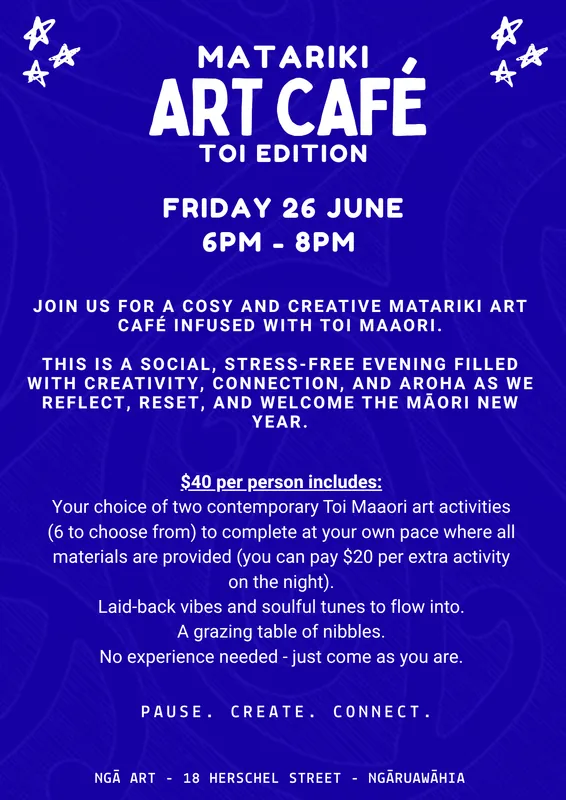 Matariki Art Cafe - Toi Edition