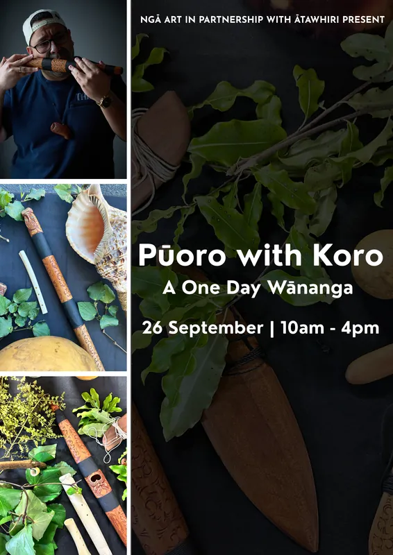 Pūoro with Koro - A one day workshop