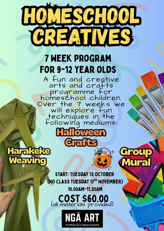 Homeschool Creatives for 9 to 12 year olds