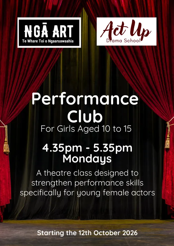 Performance Club for Girls 10 to 15 year old's Term 4 2026