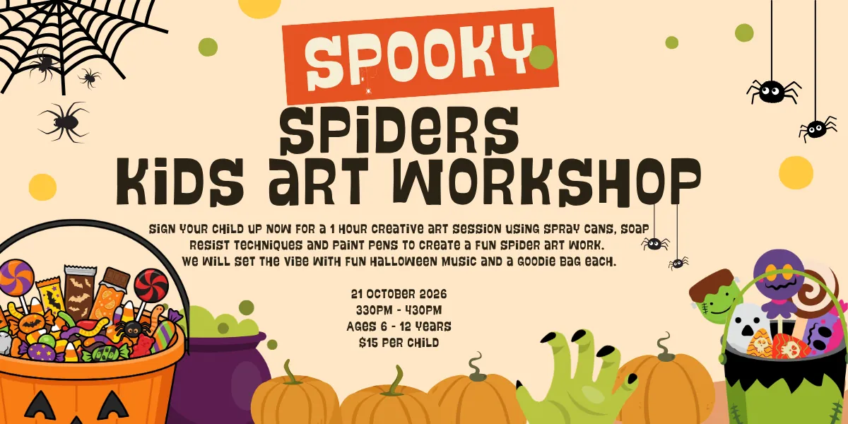 🕷️ Spooky Spiders Kids Halloween Workshop 🕷️