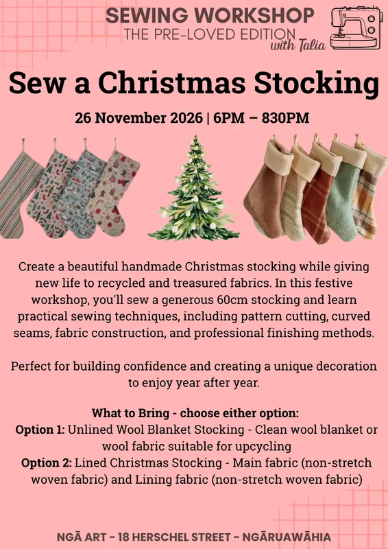 Sew a Christmas Stocking  ✦  The Pre-Loved Edition
