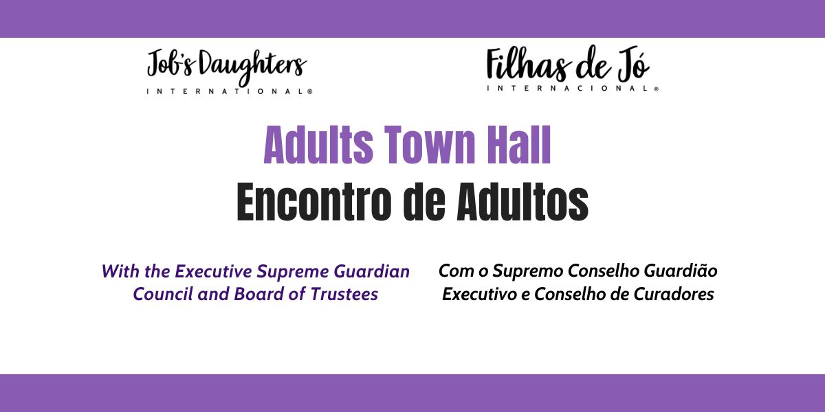JDI Adults Town Hall - December 8 5:00 PM CST/ FJI Adultos Câmara Municipal 8 de Dezembro