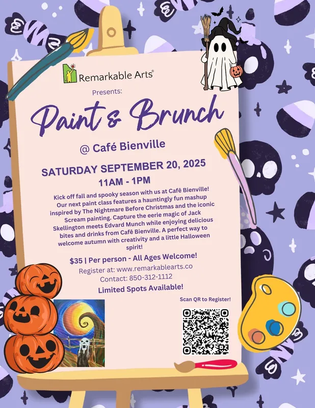 Paint & Brunch at Café Bienville