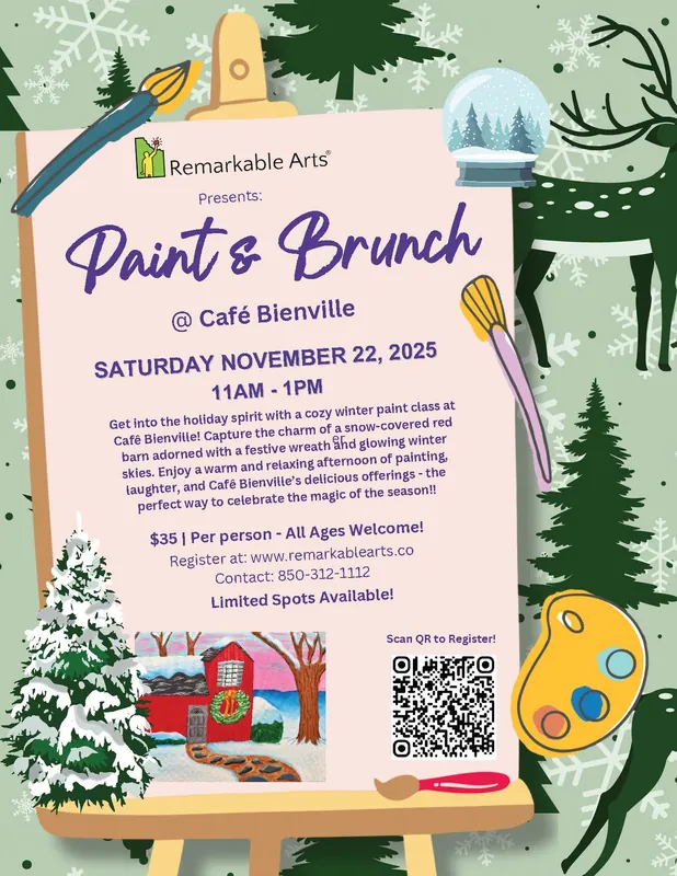 Paint & Brunch at Café Bienville