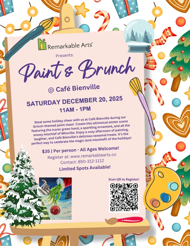 Paint & Brunch at Café Bienville