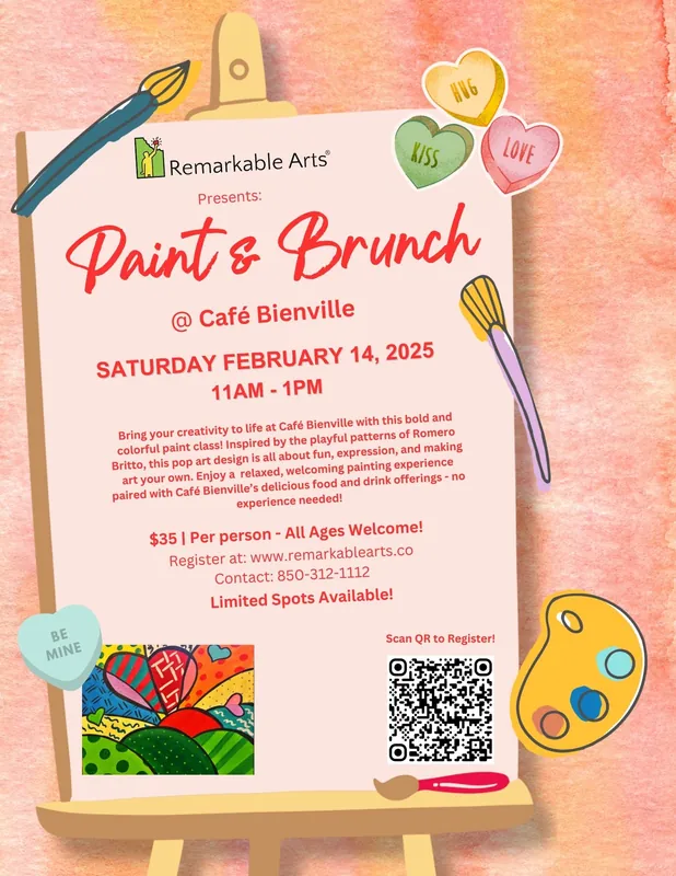 Paint & Brunch at Café Bienville
