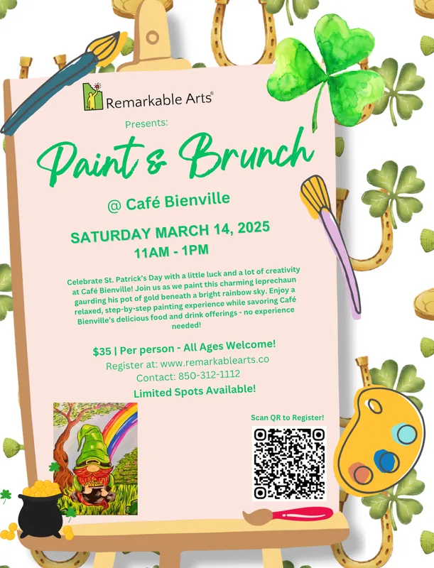 Paint & Brunch at Café Bienville