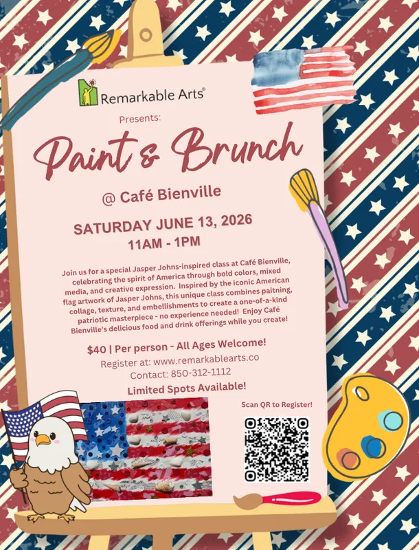 Paint & Brunch at Café Bienville