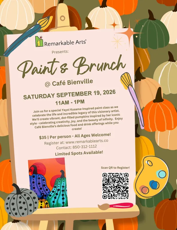 Paint & Brunch at Café Bienville