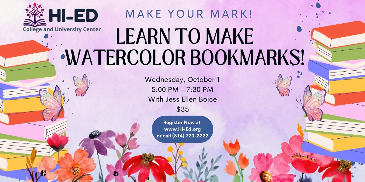 Make Your Mark - Learn to Make Watercolor Bookmarks