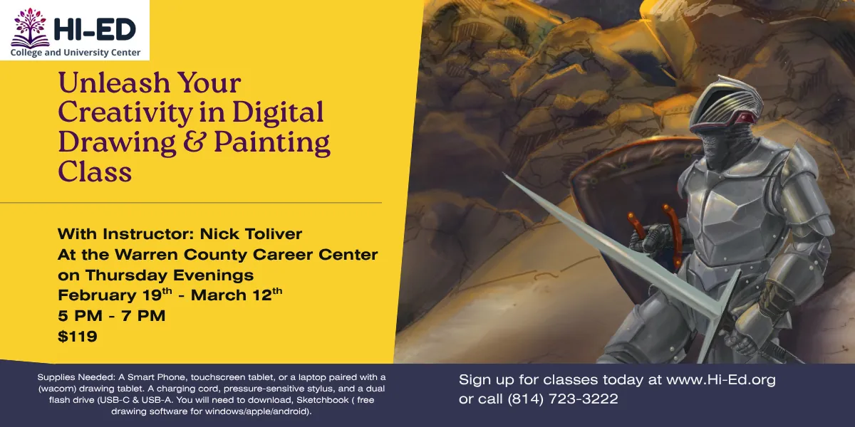 Digital Drawing & Painting Class