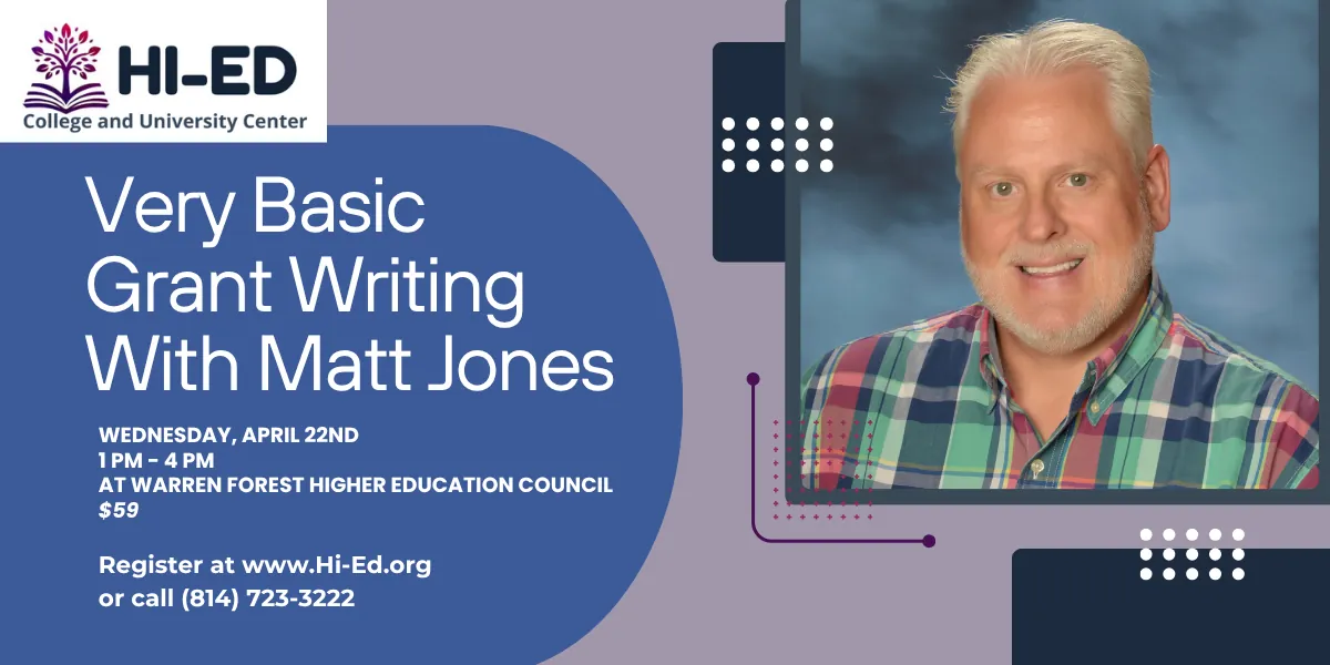 Very Basic Grant Writing with Matt Jones