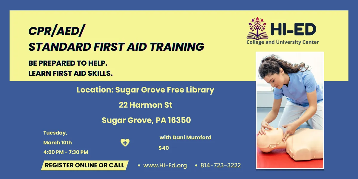 CPR/AED/Standard First Aid