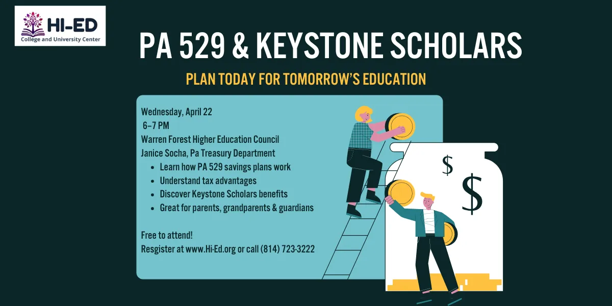PA 529 Savings & Keystone Scholars Information Session
