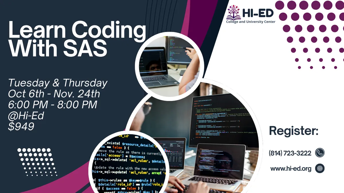 Learn Coding With SAS