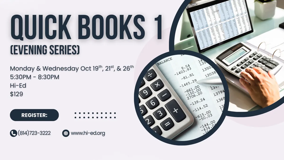 QuickBooks 1 (Evening Series)