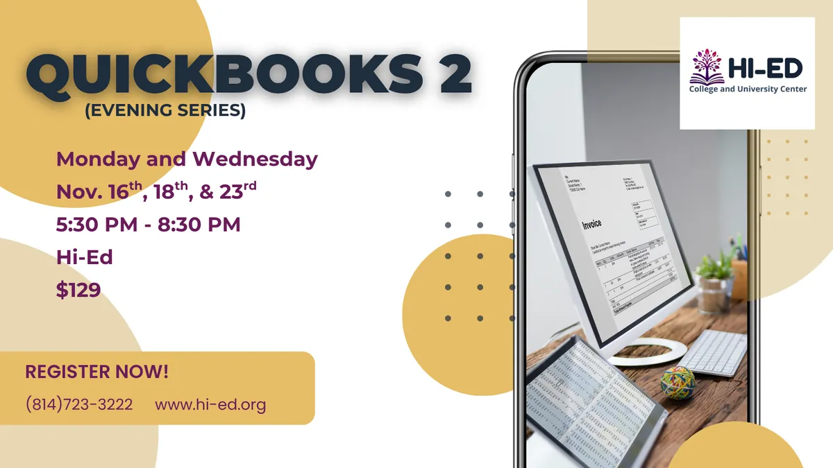 QuickBooks 2 (Evening Series)