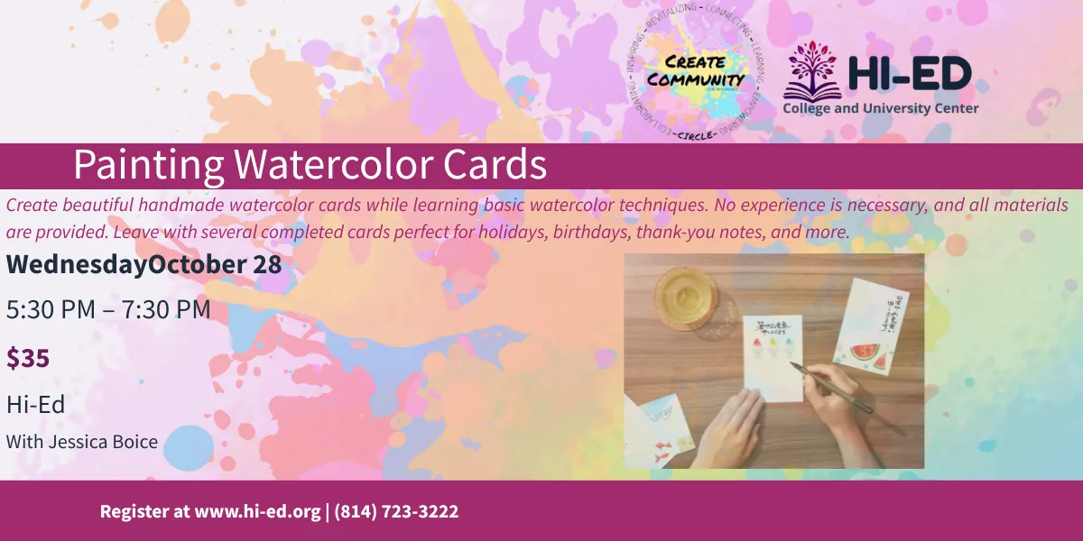 Painting Watercolor Cards