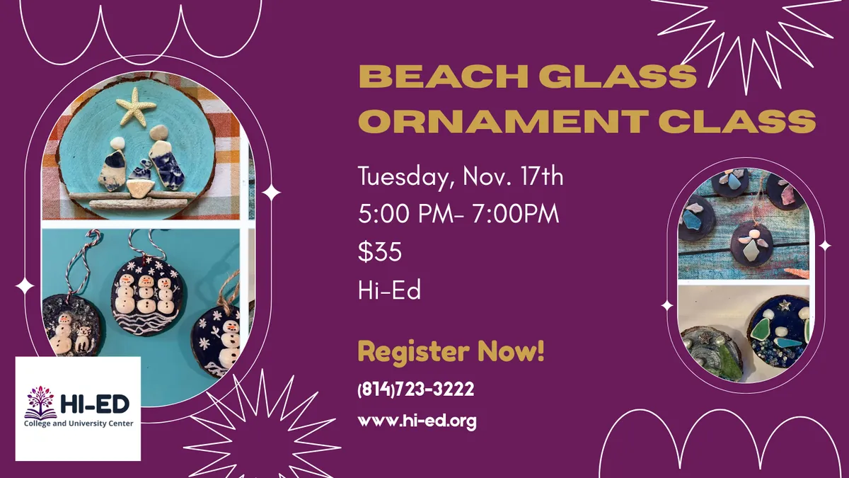 Beach Glass Ornament Class
