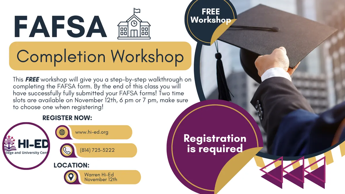 FAFSA Completion Workshop