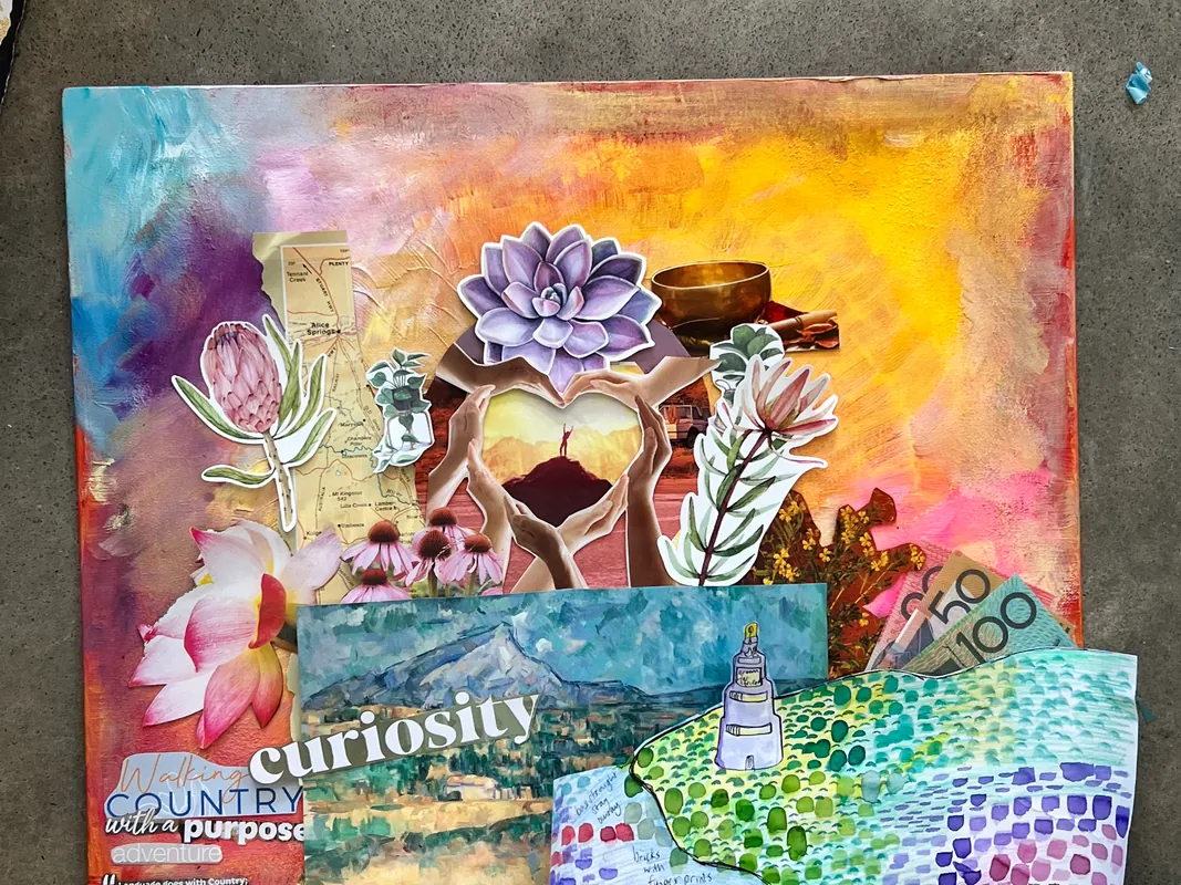 VIsion Board Winter Retreat ONLINE - Creativity for Wellbeing