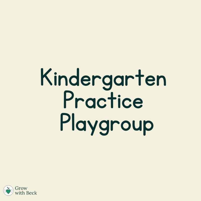 May 2025 Kindergarten Admissions Prep Playgroup - Saturday 12pm Group