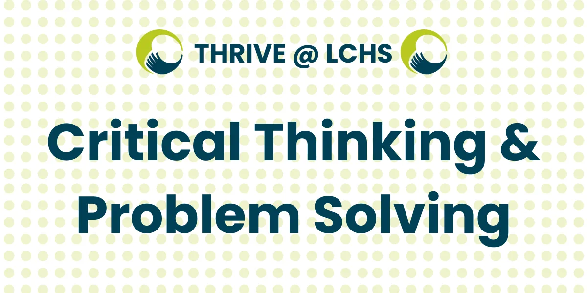 Critical Thinking and Problem Solving