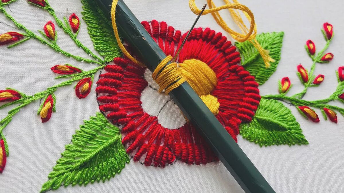 Brazilian Embroidery (Beginner to Advanced) -- Thursday 10:30 to 11:25 -- (Jerry Talbot)
