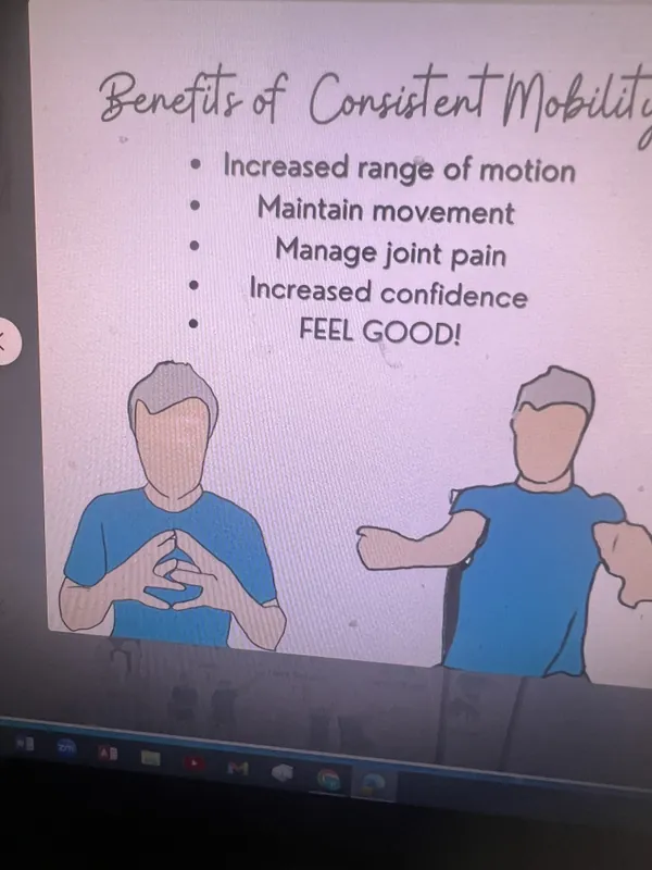 Armchair Exercise -- Tuesday 9:00 to 9:55 -- (Allena Laurendine)