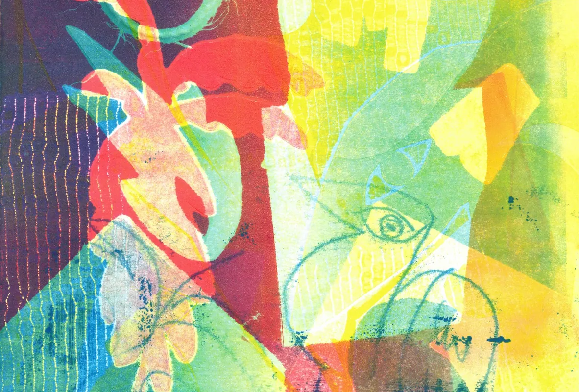 One Day Workshop - Intro to Printmaking - Monotype: Stencils & Textures (NPS)