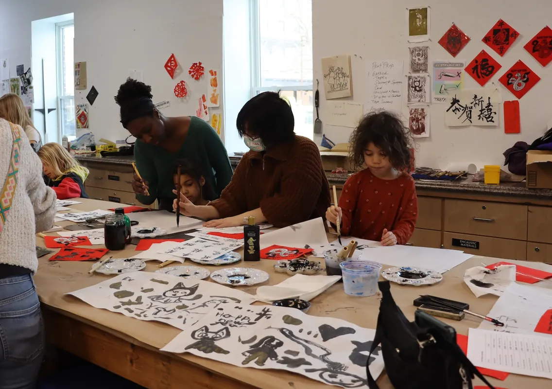 Celebrate the Lunar New Year 歡慶新年 at the Neighborhood Print Studio!