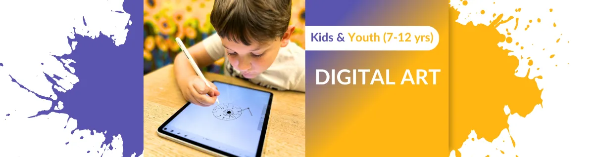 August Youth Digital Art (Wednesdays@ 5:00 pm) 3 weeks