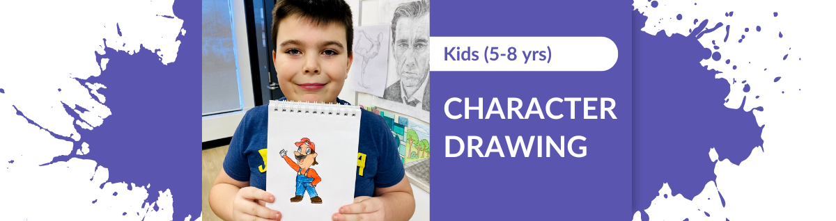 September to October Kids Character Drawing (Mondays@5:00 pm) 5 weeks