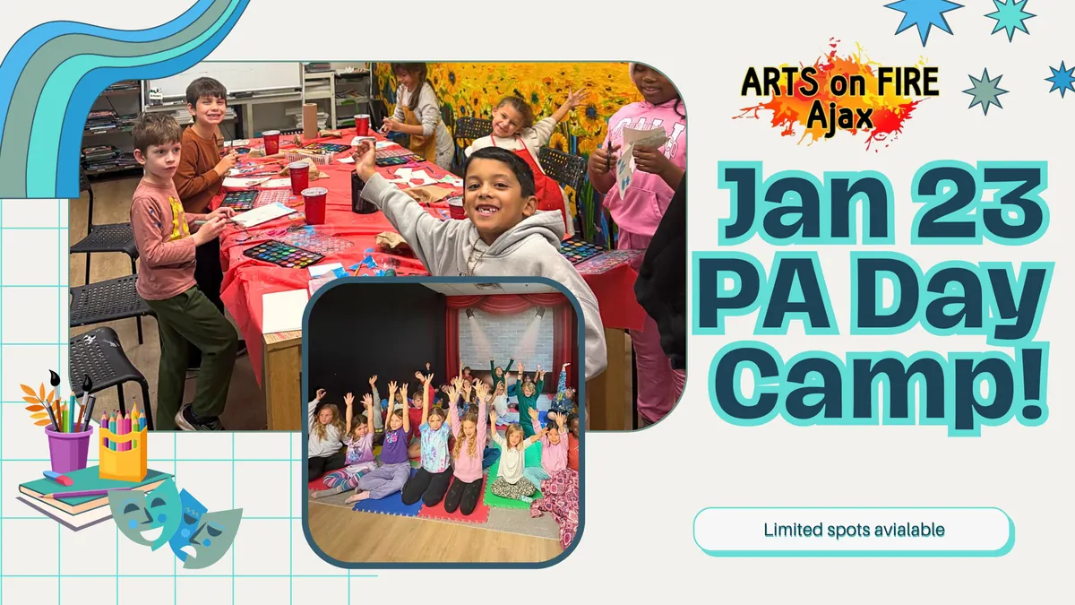 January 23 PA Day Art Camp (9-4 pm)