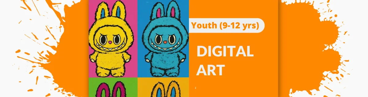 September Homeschool Youth Digital Art  (Wednesdays@ 1:00 pm) 3 weeks