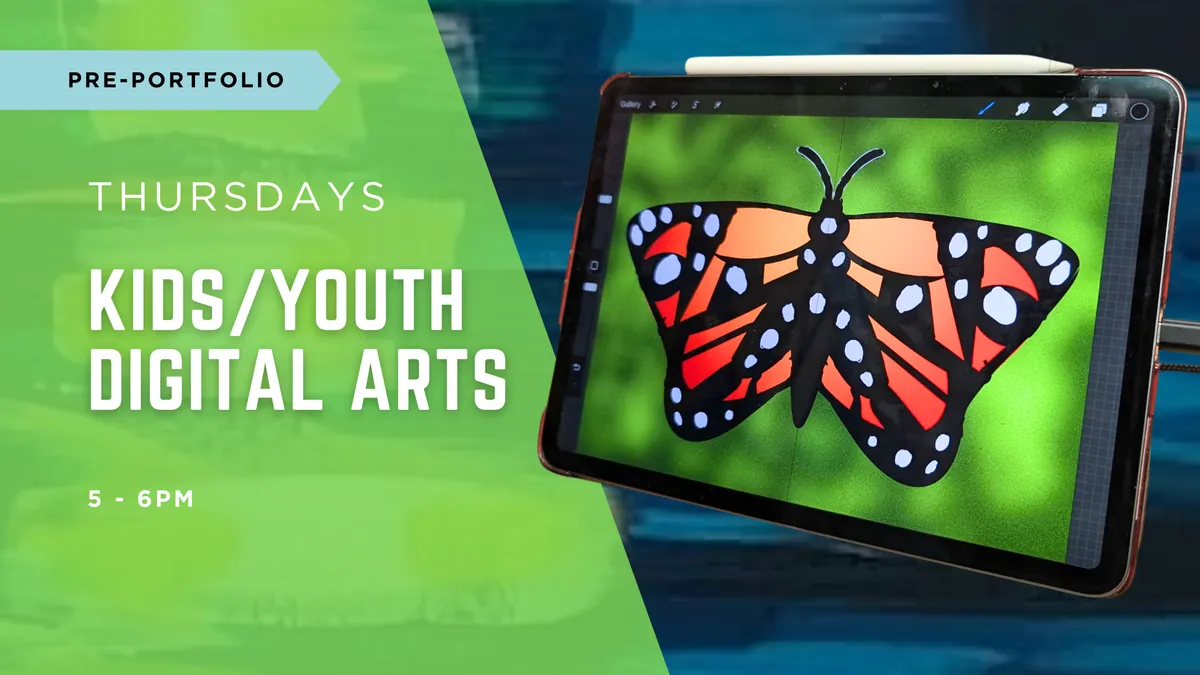 [JAN - MAR] Digital Arts - Brushes, Layers & Digital Creativity | Ages 7-14 | Thursdays 5-6pm | 9 Weeks | Pre-Portfolio