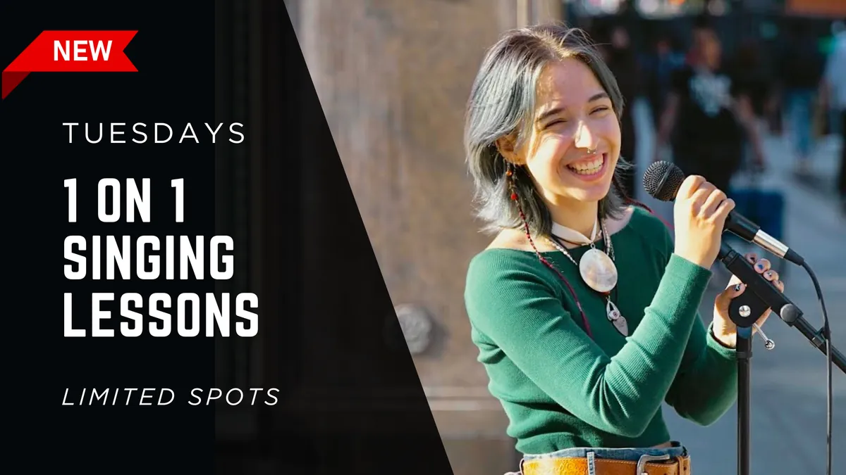 Private Singing Lessons - Maximize Your Child's Vocal Potential, Hone Technique, and Build Confidence in Singing | All Ages | Tuesdays | 4 Weeks