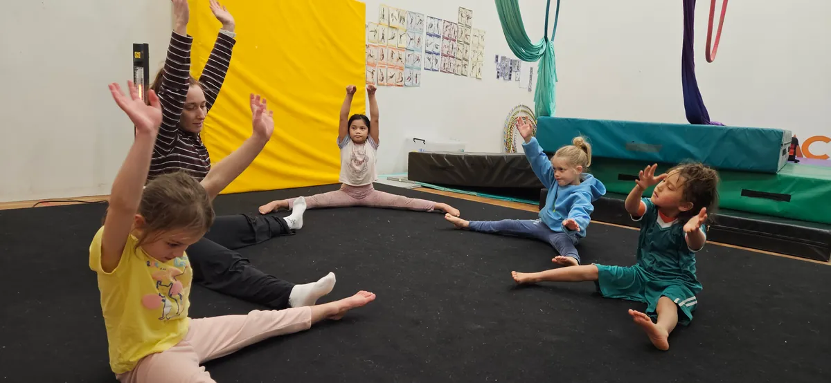 SUNDAYS (3.30 - 4.30pm) Tiny Tots Aerial Silks (5 - 7s)