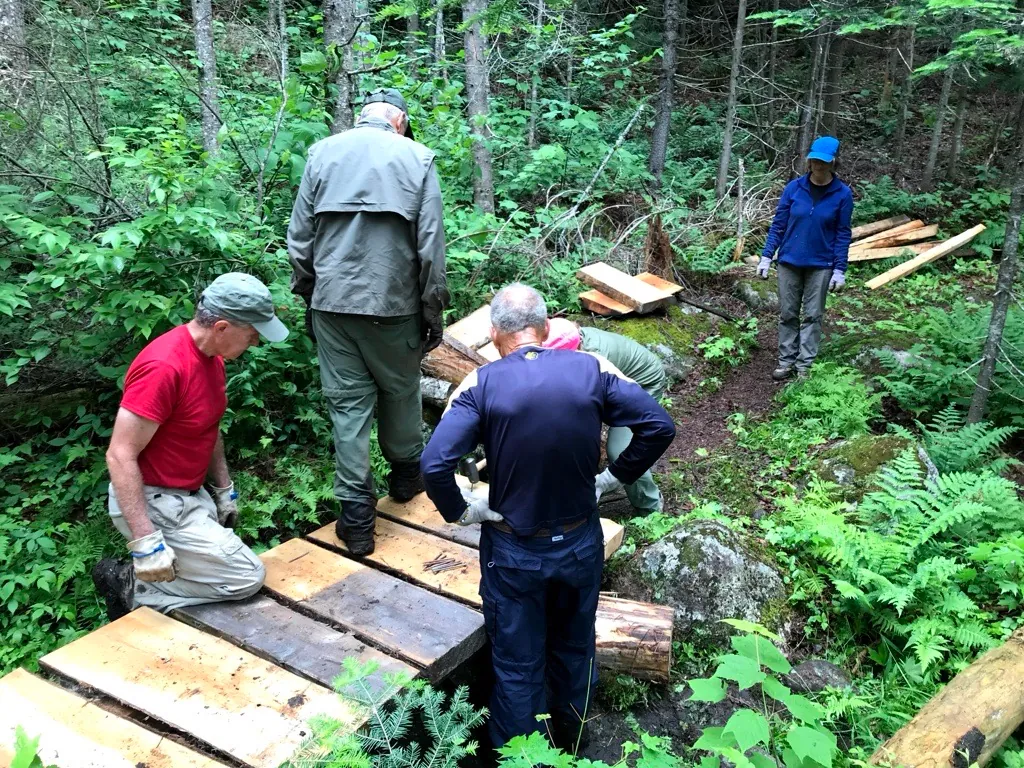 National Trails Day: New Bridge Construction on the Fanghorn Trail