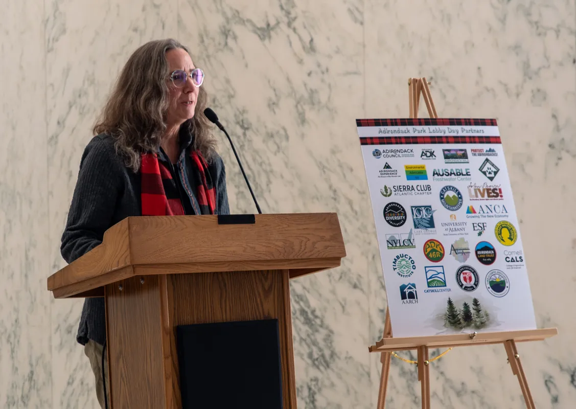 Adirondack Mountain Club Lobby Day