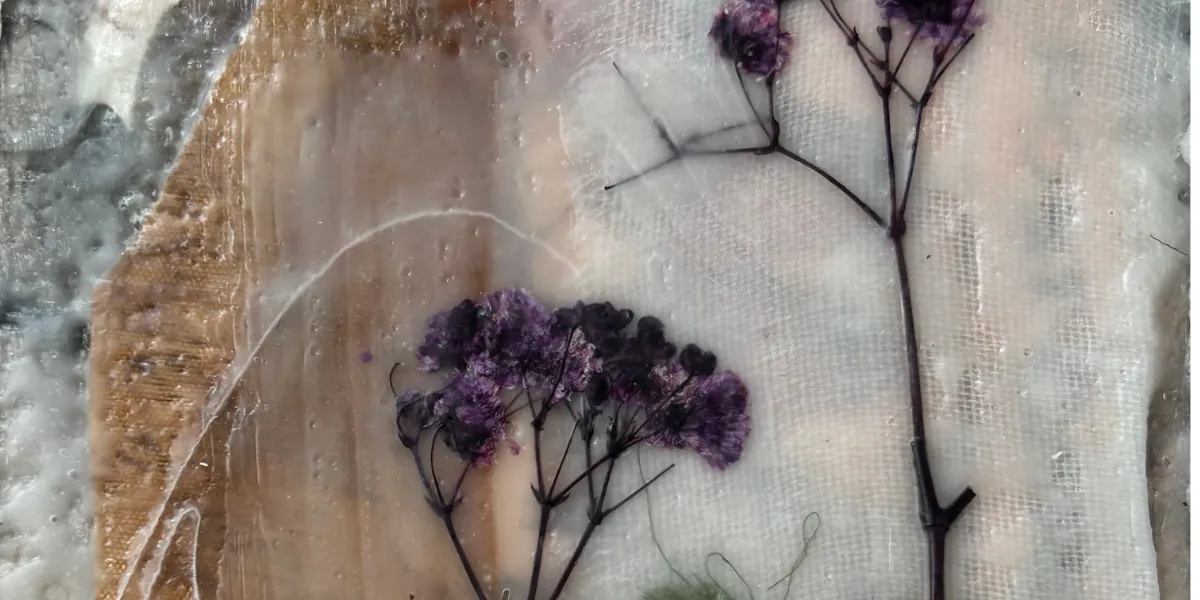 Fiber & Wax: Weaving Textiles, Plants, and Encaustics-