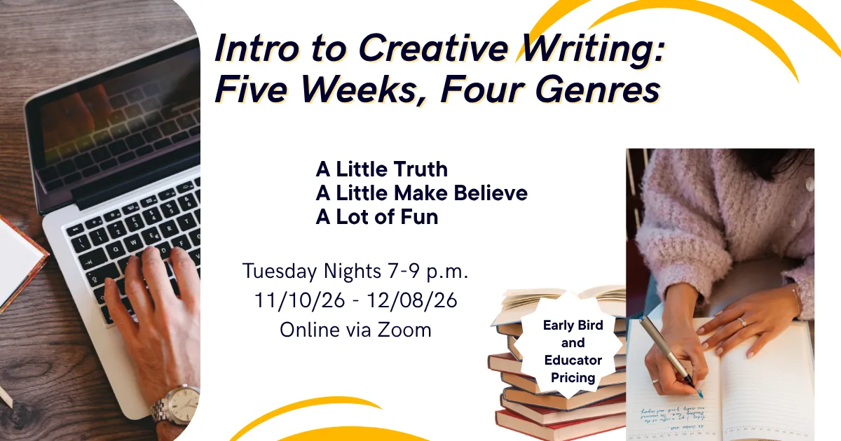 Intro to Creative Writing: Five Weeks, Four Genres