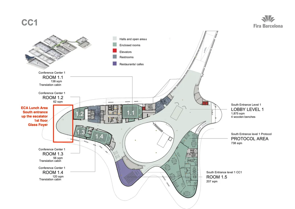ECA joint lunch after the General Assembly at ICE Barcelona