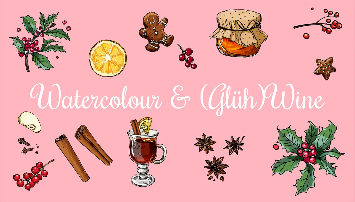 Watercolour & Glühwein: Christmas Edition