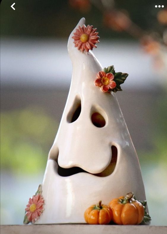 Friendly Clay Ghost Family Fun