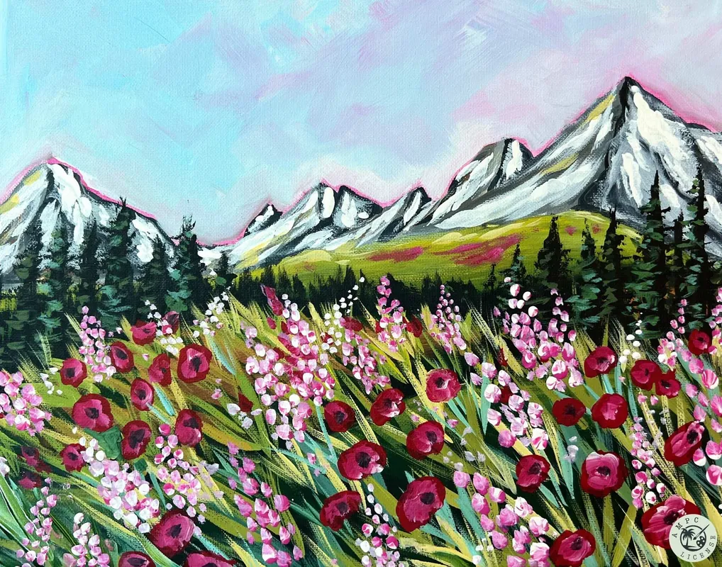 "Mountian Majesty" Canvas Painting/Adult
