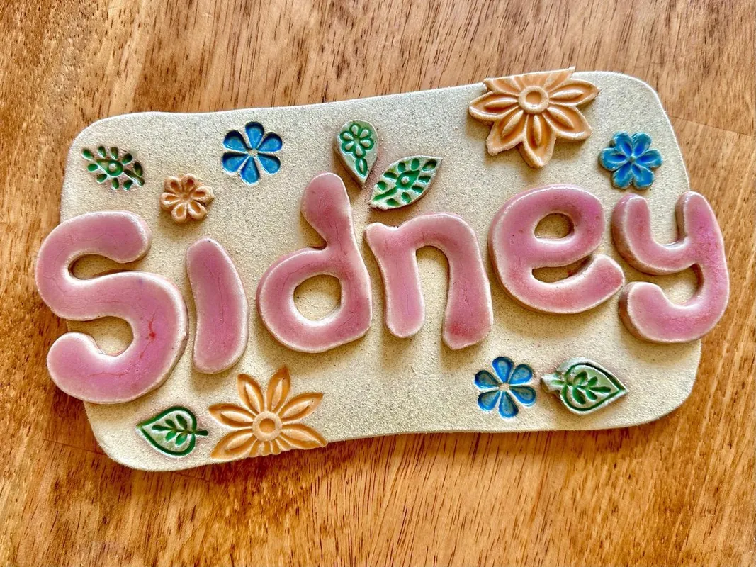 Clay Name Plate!/All Ages