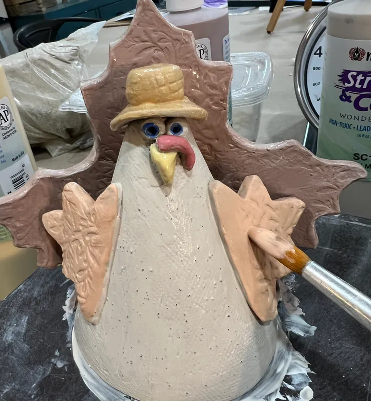 Quirky Turkey from CLAY!/All Ages