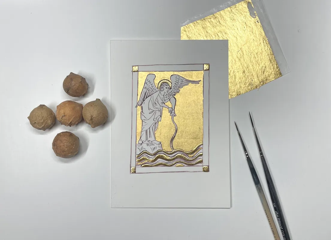 Two Day - Medieval Illumination and Gold Leaf Course